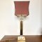 Hollywood Regency Brass and Lucide Table Lamp 2
