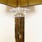 Hollywood Regency Brass and Lucide Table Lamp 12