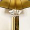 Hollywood Regency Brass and Lucide Table Lamp 3