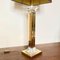 Hollywood Regency Brass and Lucide Table Lamp 5