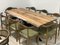 Mesa de comedor vintage de madera, Imagen 1