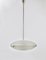 Mid-Century Kalmar Discus Textured Glass & Nickel Chandelier attributed to J. T. Kalmar for Kalmar, Austria, 1950s, Image 5