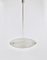 Mid-Century Kalmar Discus Textured Glass & Nickel Chandelier attributed to J. T. Kalmar for Kalmar, Austria, 1950s, Image 1