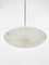 Mid-Century Kalmar Discus Textured Glass & Nickel Chandelier attributed to J. T. Kalmar for Kalmar, Austria, 1950s, Image 19