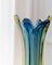 Flavio Poli Vintage Vase for Seguso - Blau-Bernstein Murano Glas - MCM - 1950s, 1960s 8