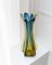 Flavio Poli Vintage Vase for Seguso - Blau-Bernstein Murano Glas - MCM - 1950s, 1960s 6