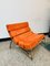 Fauteuil en Velours Orange et Structure en Chrome Plaqué Arctic 5 par Armen Gharabegian, 2000s 1