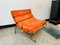 Lounge Chair in Orange Velor and Chrome-Plated Frame Arctic 5 by Armen Gharabegian, 2000s 9