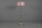 Mid-Century Modern Tripod Floor Lamp with Salmon-Colored Umbrella, Austria, 1950s 8