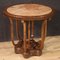 Vintage Side Table with Marble Top, 1970 1