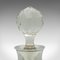 Antique English Edwardian Port Decanter in Glass and Silver, 1907, Image 10