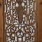 Carved Window Panels with Flower Vases, Set of 2 4