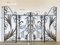 Vintage Gate in Wrought Iron, 1970s, Set of 2 2