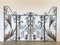 Vintage Gate in Wrought Iron, 1970s, Set of 2 1