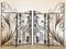 Vintage Gate in Wrought Iron, 1970s, Set of 2 3