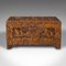 Cassettiera antica da apprendista inglese in legno di canfora, 1920, Immagine 3