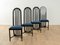 Chaises de Salle à Manger Postmodernes, 1980s, Set de 4 2