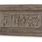 Long Antique Carved Panel in Natural Finish 3