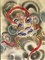 Arazzi Kakemono del periodo Edo, Giappone, XIX secolo, set di 6, Immagine 4