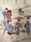 Tapices de pergamino Kakemono japoneses grandes del período Edo, siglo XIX. Juego de 6, Imagen 13