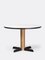Runder Toucan Tisch aus Weiß & Eiche Natur von Anthony Guerrée für Kann Design 1