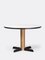 Toucan Round Table in White and Natural Oak by Anthony Guerrée for Kann Design 1