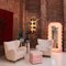 Acrylic and Pink Neon Ultrafragola Mirror Lamp by Ettore Sottsass, Image 9