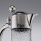 Antique German Silver and Etched Glass Claret Jug, 1900 8