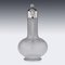 Antique German Silver and Etched Glass Claret Jug, 1900 5