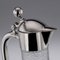 Antique German Silver and Etched Glass Claret Jug, 1900 9