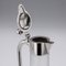 Antique German Silver and Etched Glass Claret Jug, 1900 11