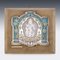 Antike französische Ikone der Heiligen Maria aus Silber & Emaille, 1890 4