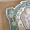 Antique French Silver and Enamel Icon of St Mary, 1890 10