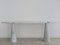 Italian Console Table in White Marble by Angelo Mangiarotti for Skipper, 1990s 1