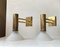 Vintage Norwegian Navy Brass Wall Sconces, 1970s, Set of 2 6