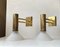 Vintage Norwegian Navy Brass Wall Sconces, 1970s, Set of 2, Image 6
