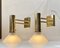 Vintage Norwegian Navy Brass Wall Sconces, 1970s, Set of 2, Image 6