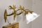 Jugendstil Wandlampen aus Goldener Bronze, 1890er, 2er Set 4