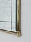 Brass Beveled Mirror with Arche Shape 3