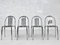 Sillas estilo Bauhaus de acero tubular cromado y asiento de cuero sintético de Robert Mallet-Stevens. Juego de 4, Imagen 1