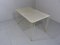 Vintage Perforated Garden Table in White Steel, 1950s 8