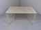 Vintage Perforated Garden Table in White Steel, 1950s, Image 2