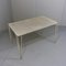 Vintage Perforated Garden Table in White Steel, 1950s 11