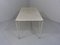 Vintage Perforated Garden Table in White Steel, 1950s 7