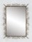 Espejo rectangular con marco de latón, años 50, Imagen 7