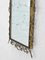 Rectangular Mirror with Brass Frame, 1950s 6