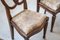 Handcarved Walnut Chairs, 1970s, Set of 4, Image 17