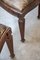 Handcarved Walnut Chairs, 1970s, Set of 4, Image 14