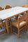 Tavolo e sedie di Hank Lowenstein, anni '70, set di 7, Immagine 11