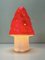 Lámpara de mesa hongo de Heico, años 70, Imagen 3